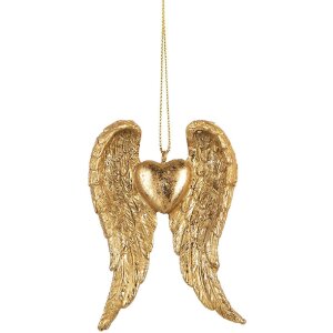 Clayre & Eef Подвеска "Крылья" золотистая...