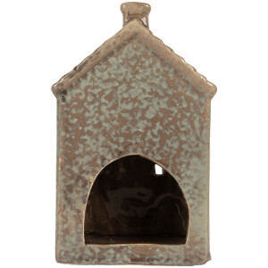 Clayre & Eef Подсвечник Дом 10x8x15 см из доломита