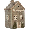 Clayre & Eef Подсвечник Дом 10x8x15 см из доломита