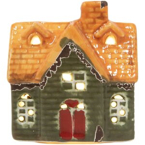 Clayre & Eef Декоративный домик с LED 8x5x8 см