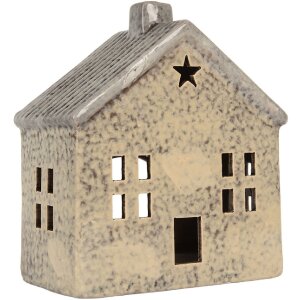 Clayre & Eef Подсвечник "Домик" 13x8x15 см