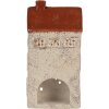 Clayre & Eef Подсвечник "Домик" 12x8x24 см бежевый/коричневый