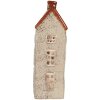 Clayre & Eef Подсвечник "Домик" 12x8x24 см бежевый/коричневый