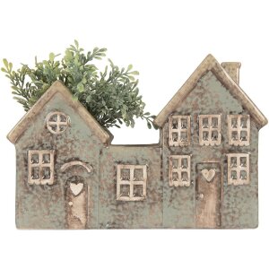 Clayre & Eef Подсвечник "Домик" 22x9x15 см
