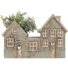 Clayre & Eef Подсвечник "Домик" 22x9x15 см