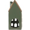 Clayre & Eef Подсвечник Дом 9x8x19 см Зеленый