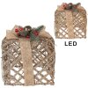 Clayre & Eef 66308 Набір LED-подарунків золотистого кольору 3 шт.