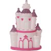 Clayre & Eef 6LMP802 Nachtlicht Schloss LED 16x11x24 cm Rosa Violett