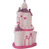 Clayre & Eef 6LMP802 Nachtlicht Schloss LED 16x11x24 cm Rosa Violett