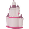 Clayre & Eef 6LMP802 Nachtlicht Schloss LED 16x11x24 cm Rosa Violett