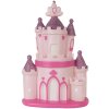 Clayre & Eef 6LMP803 Nachtlicht Schloss LED 23x16x35 cm Rosa Violett