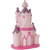 Clayre & Eef 6LMP803 Nachtlicht Schloss LED 23x16x35 cm Rosa Violett