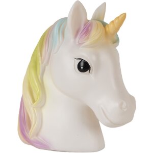 Clayre & Eef 6LMP807 Nachtlicht Einhorn LED 22x14x24 cm