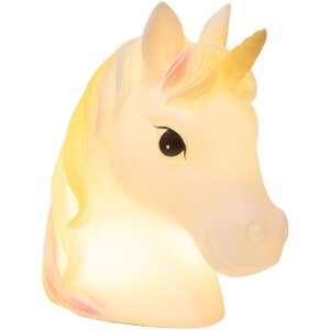 Clayre & Eef 6LMP807 Nachtlicht Einhorn LED 22x14x24 cm