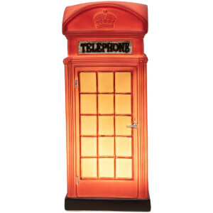 Clayre & Eef 6LMP813 Nachtlicht Telefonzelle LED...