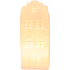 Clayre & Eef 6LMP816 Nachtlicht Häuschen LED 9x9x21 cm