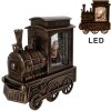 Clayre & Eef 66413 Декоративний Локомотив з Санта Клаусом 20x9x21 см