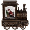 Clayre & Eef 66413 Декоративний Локомотив з Санта Клаусом 20x9x21 см