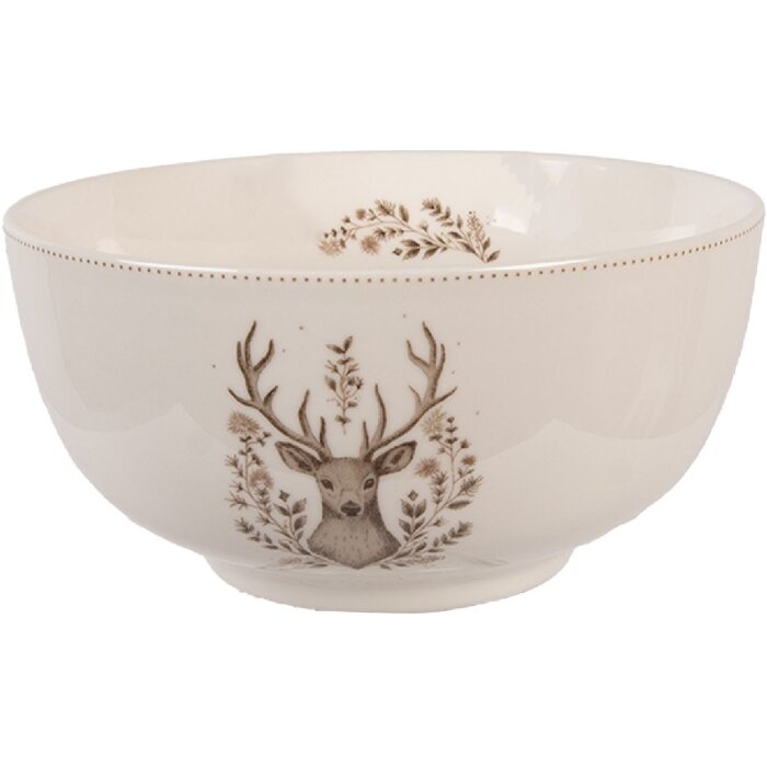 Clayre & Eef Чаша 500 мл Бежево-коричневая