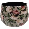 Clayre & Eef 66395 Квітковий горщик Ø 13x10 см Сірий Рожевий