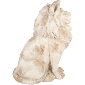 Clayre & Eef Декорація Лев 50x30x62 см Бежево-коричневий