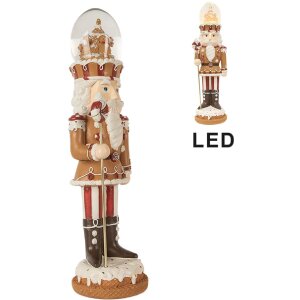Clayre & Eef Щелкунчик с LED 14x13x48 см