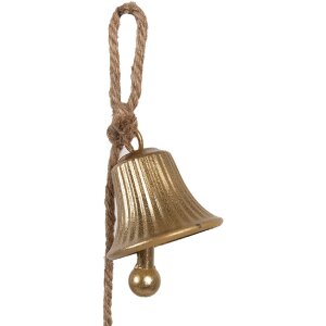 Clayre & Eef Підвісні дзвоники золотисті 9x9x135 см