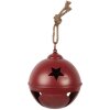 Clayre & Eef Декоративный звонок 12x12 см красно-коричневый