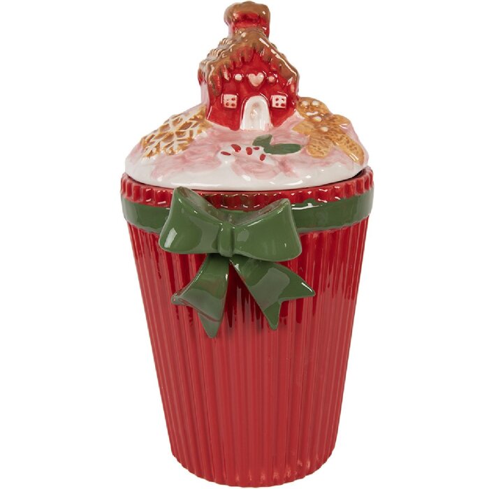 Clayre & Eef 6CE2227 Кухонный контейнер с крышкой 16x14x27 см