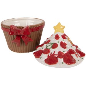 Clayre & Eef Банка для хранения с крышкой 18x16x20 см