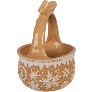 Clayre & Eef Корзина 15x21 см керамическая в стиле...