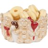 Clayre & Eef Миска керамічна Ø 14x7 см бежево-коричнева
