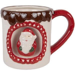 Clayre & Eef Кружка керамическая 375 мл 14x10x10 см