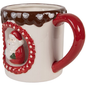 Clayre & Eef Кружка керамическая 375 мл 14x10x10 см