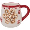 Clayre & Eef Кружка керамическая 375 мл 13x10x10 см