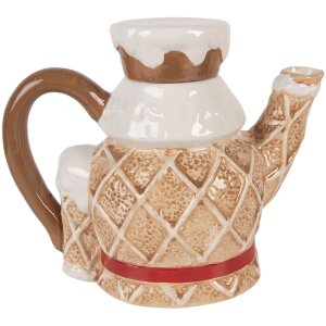 Clayre & Eef Чайник керамічний 900 мл 22x12x18 см