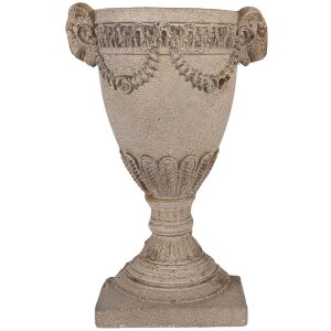 Повісний горщик для квітів Clayre & Eef 29x11x44 см, пісочно-коричневий, вінтажний стиль