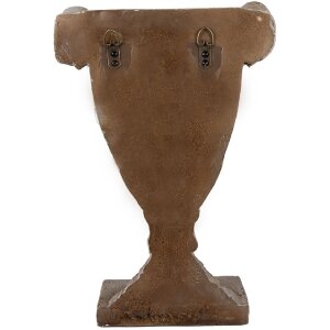 Повісний горщик для квітів Clayre & Eef 29x11x44 см, пісочно-коричневий, вінтажний стиль