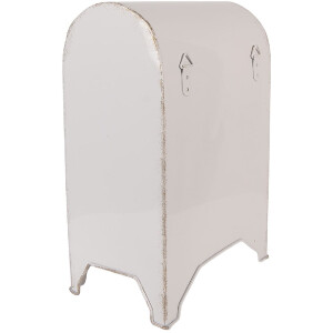 Clayre & Eef Почтовый ящик 20x14x30 см кантри белый/красный