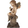 Clayre & Eef Декорація Ангел 30x30x60 см Бежевий