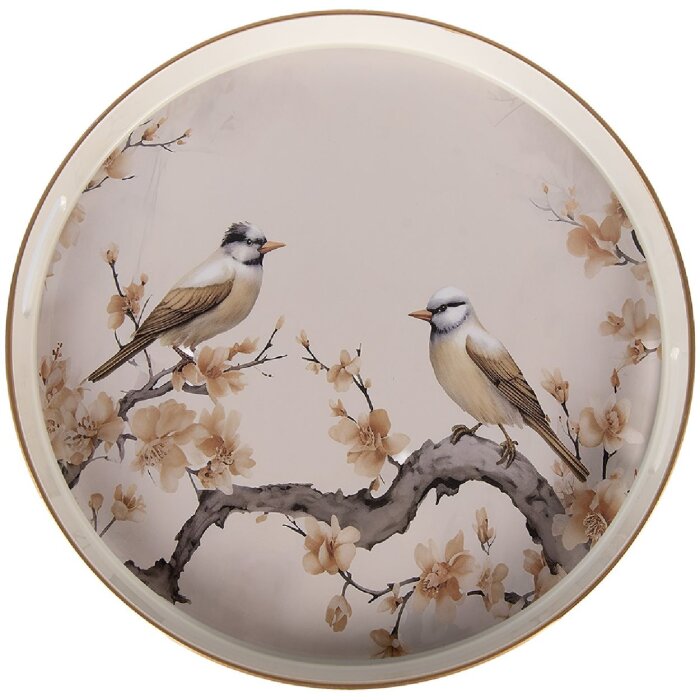 Clayre & Eef Поднос 46x4 см Бежево-Коричневый