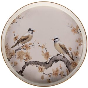 Clayre & Eef Поднос 46x4 см Бежево-Коричневый