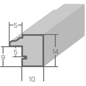 Дерев’яна рамка MendeFrames H007 з антибликовим склом 30x40 см, горіх