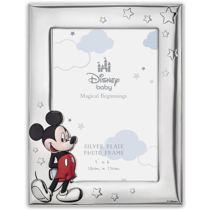 Дитяча фоторамка ZEP Mickey 1 10x15 см Срібло Блиск
