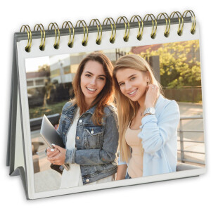 Альбом спіральний OLIVER, сірий, 13x19 см, 20 сторінок, з клейовими вкладками