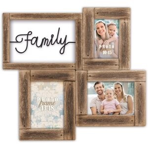 ZEP Lerici Сімейна фоторамка на 3 фото 53x46 см коричнева