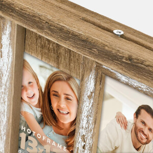 Деревяна фоторамка ZEP RE8833 WONDER — вінтажна коричнева рамка 32x13,5 см