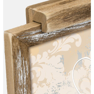 Деревяна фоторамка ZEP RE8833 WONDER — вінтажна коричнева рамка 32x13,5 см