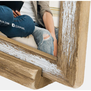 Деревяна фоторамка ZEP RE8833 WONDER — вінтажна коричнева рамка 32x13,5 см