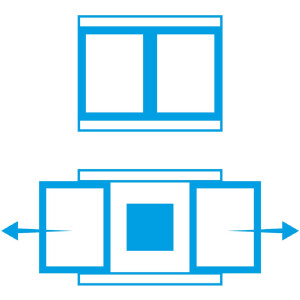 Деревяна фоторамка ZEP RE8833 WONDER — вінтажна коричнева рамка 32x13,5 см